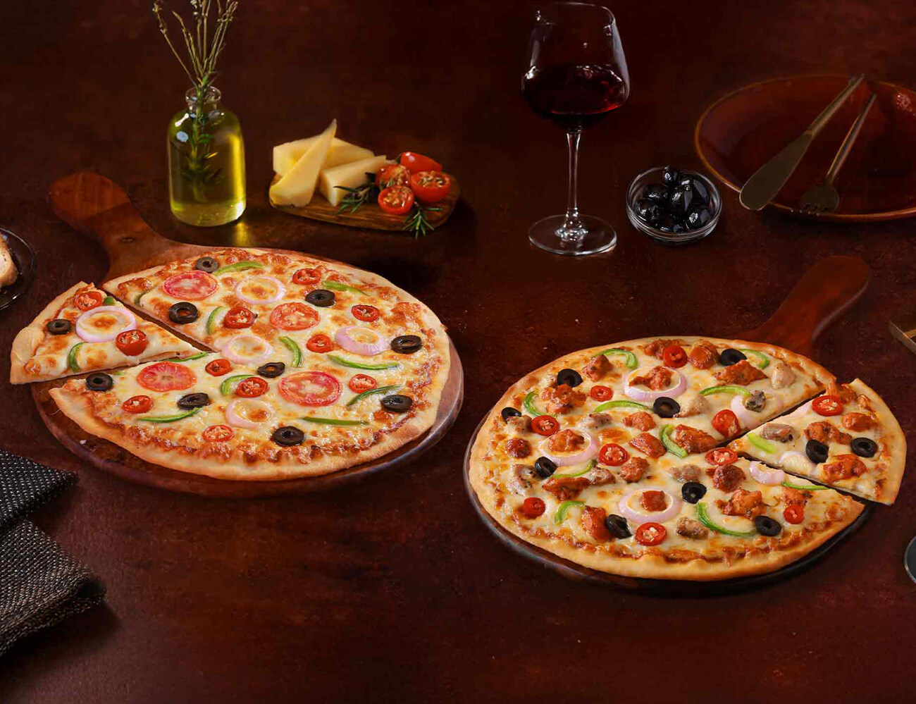 2 LARGE Pizzas Combo