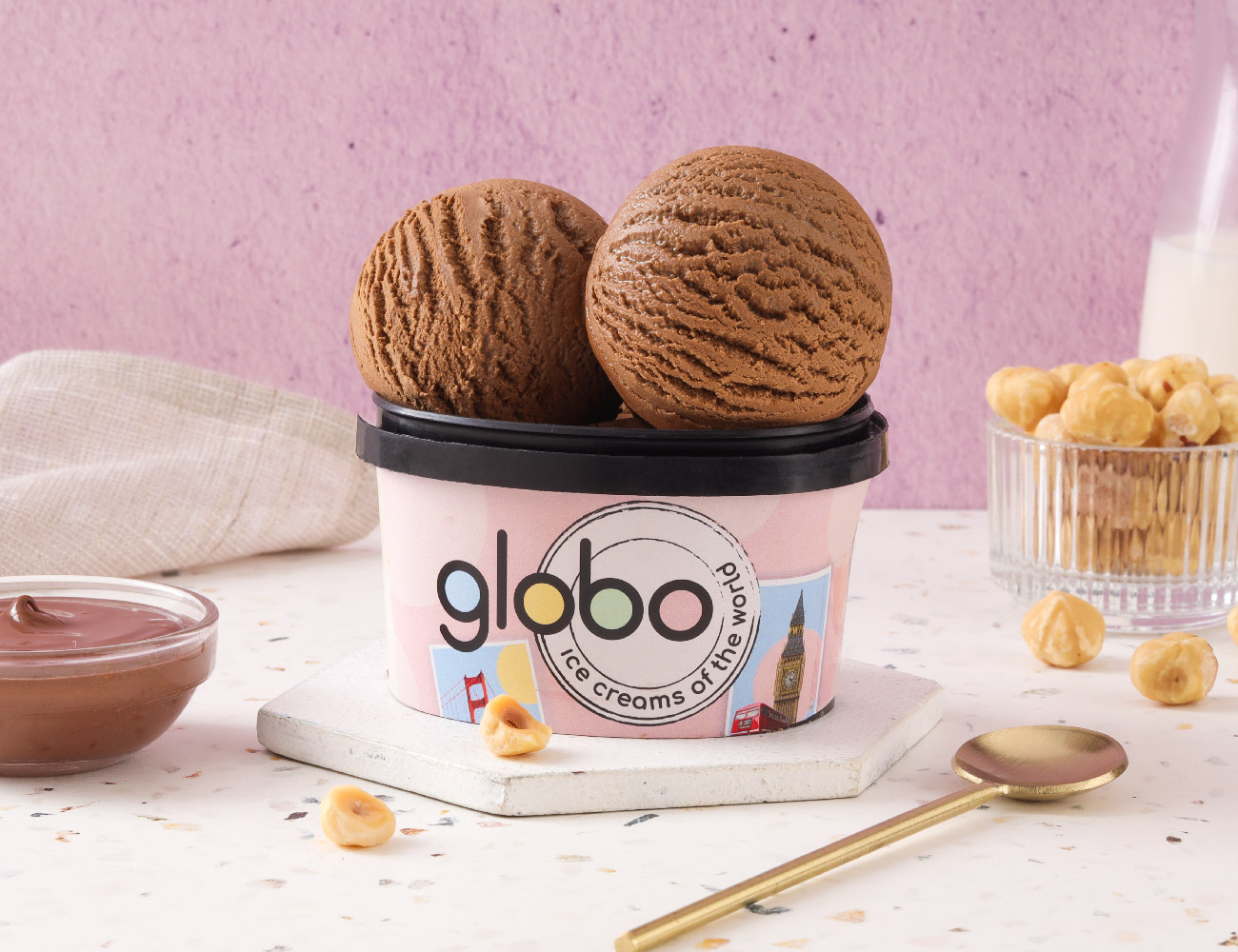 Italian Nutella Heaven Ice Cream [140 ML]