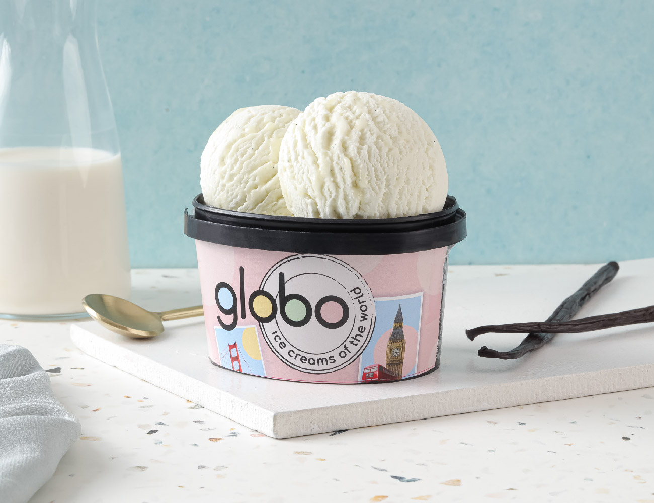 French Real Vanilla Bean Ice Cream [140 ML]