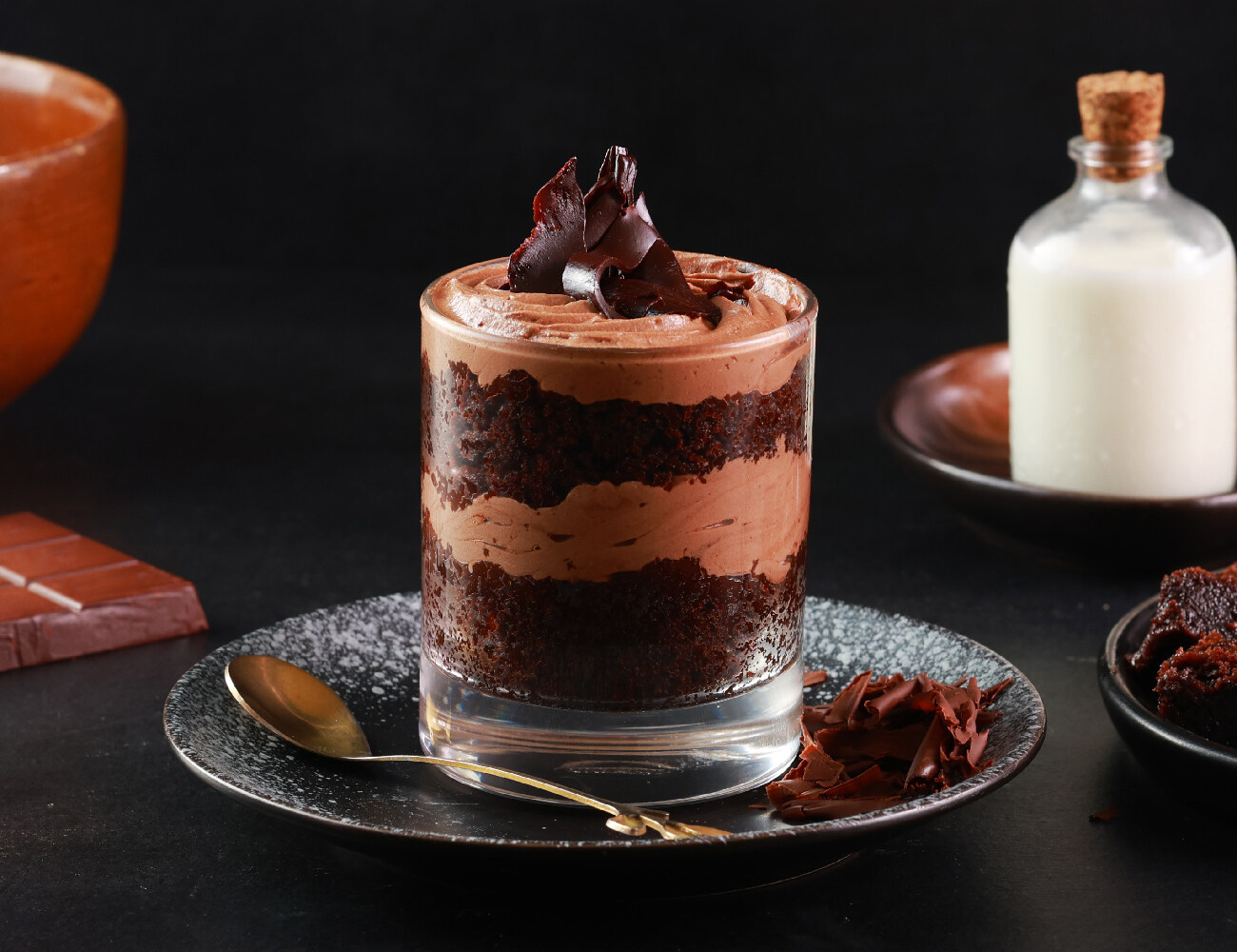 Dense Chocolate Mousse Cake