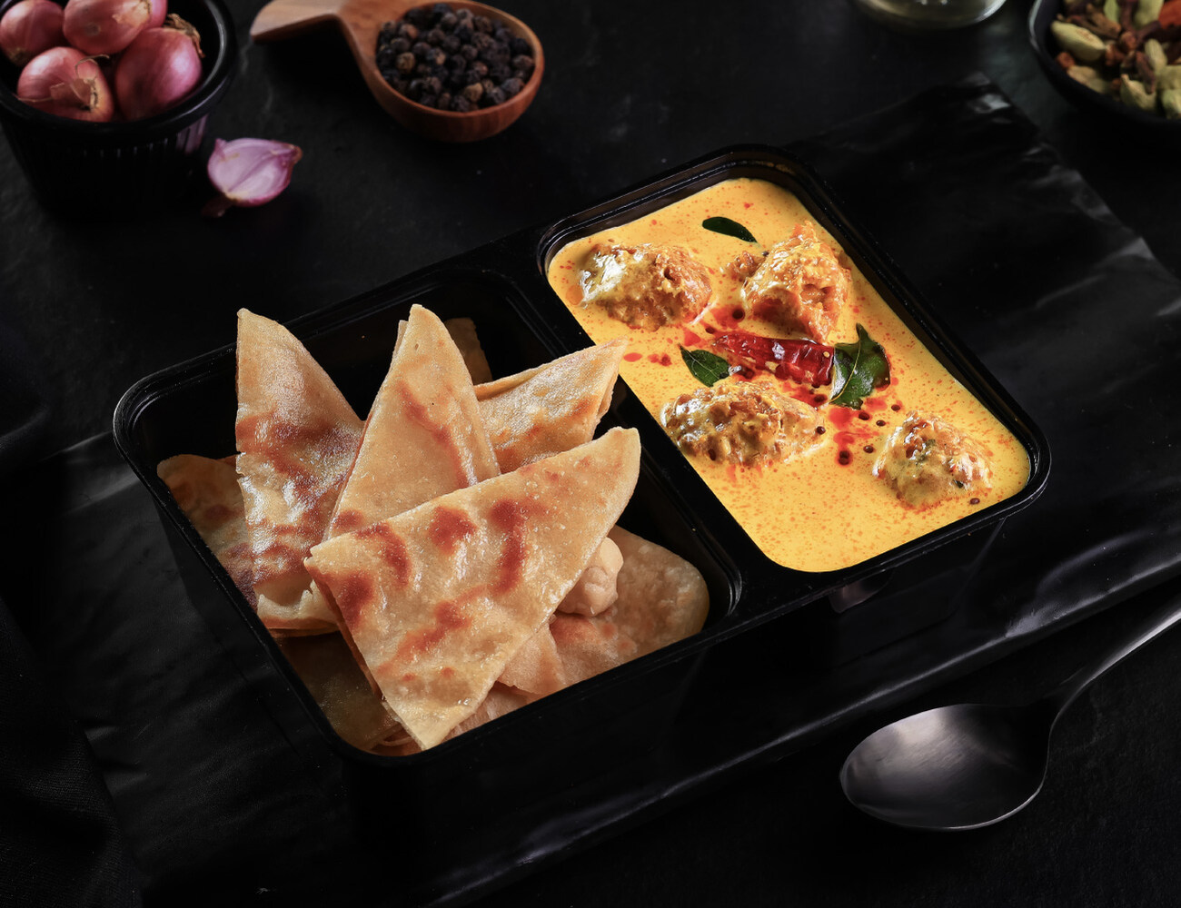 Punjabi Kadhi Pakoda [Paratha] Bowl