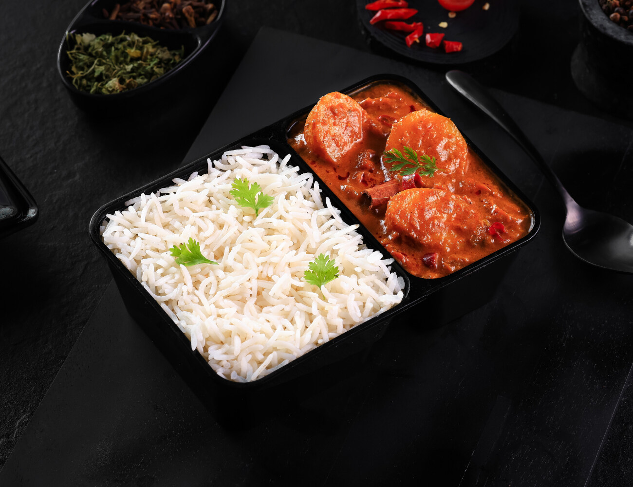 Dum Aloo Mini Rice Bowl
