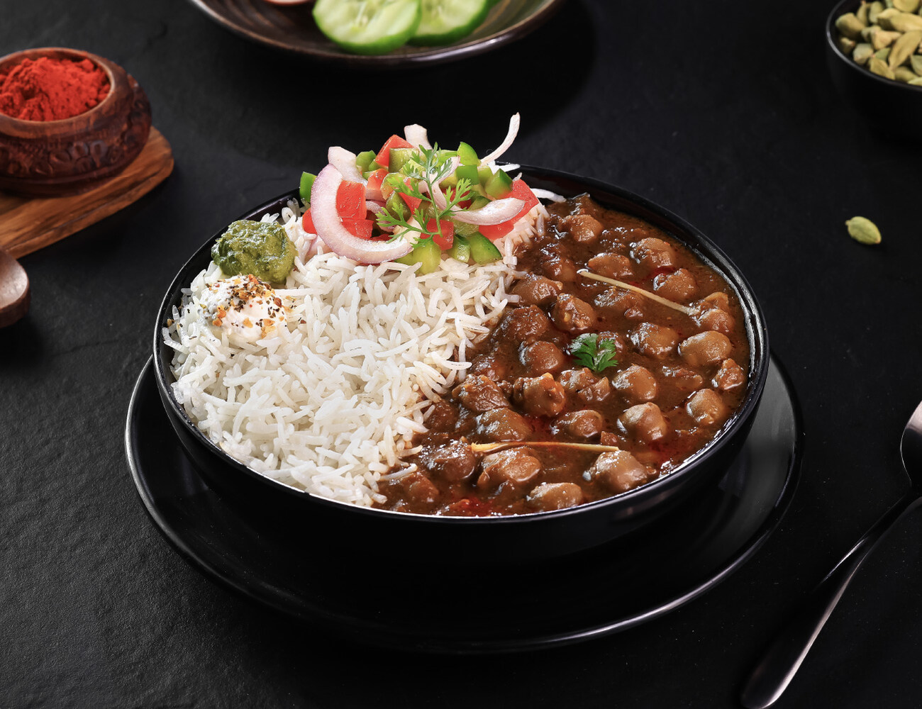 Amritsari Chole Rice Bowl