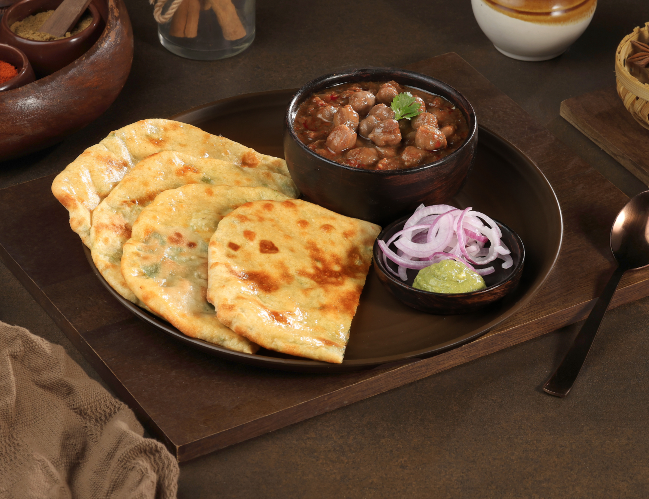 Amritsari Kulcha & Chole Meal