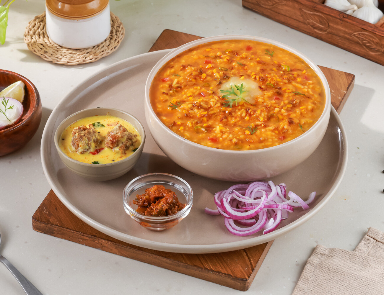 Kadhi & Khichdi Thali
