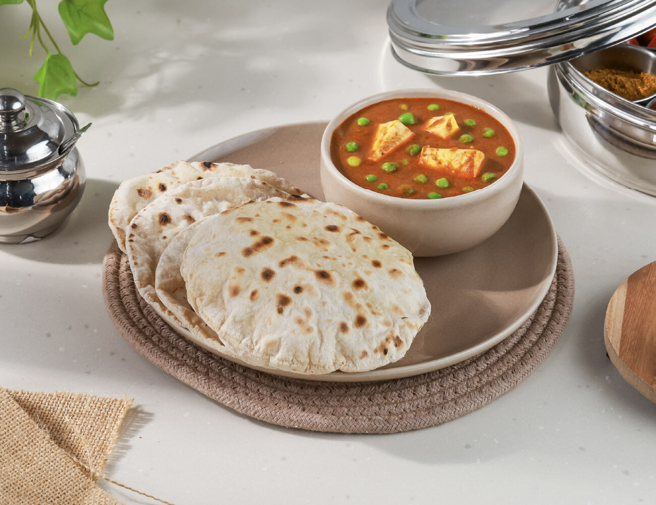 Fam's Favorite Matar Paneer - Light Meal