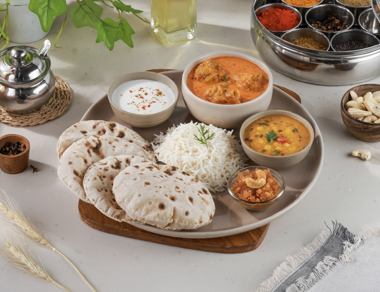 Shahi Chicken - Feast Thali